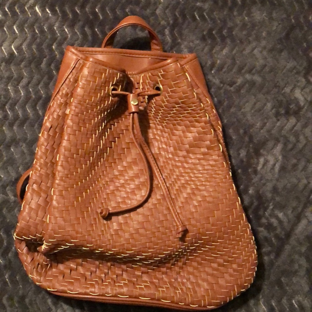 NWT LEATHER BACKPACK PURSE